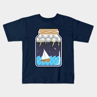 Sea in a bottle Kids T-Shirt